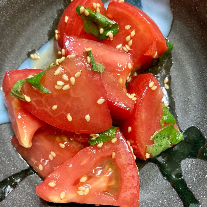 トマトの中華風サラダ
